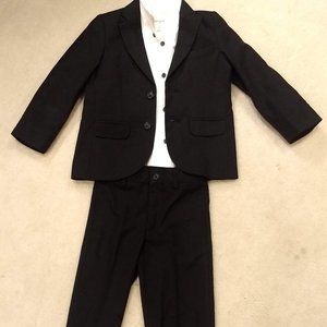4T Boys Suit - Jacket, Pants, Shirt and Shoes